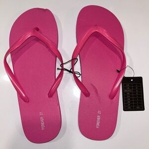 Forever 21 Pink Flip Flops